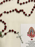 Virgen de Guadalupe- Rosario con aroma a rosas - Our Lady of Guadalupe Rosary- Roses scented