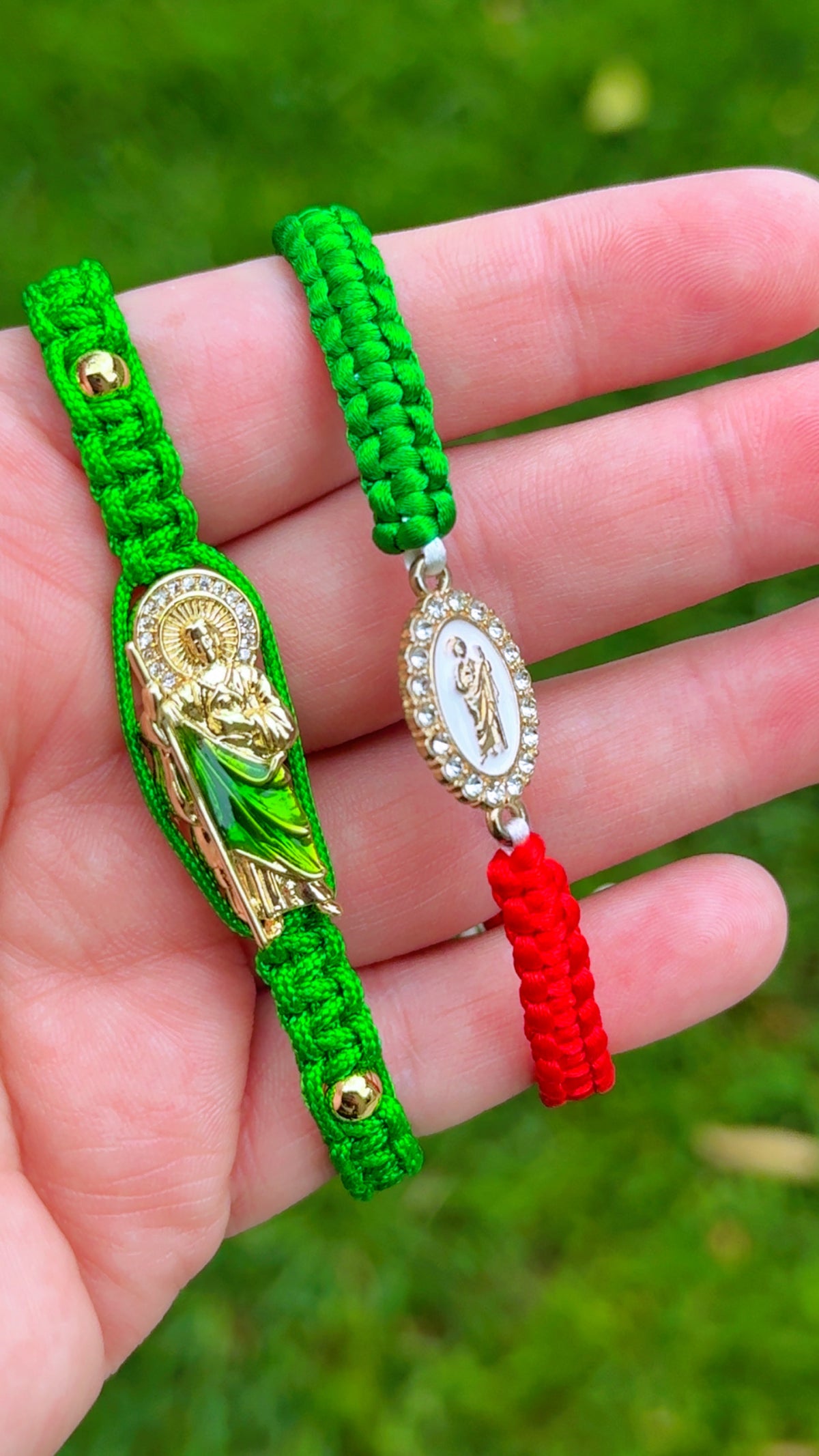 San Judas Tadeo Gift Set, Catholic Rosary & Bracelet, Saint Jude Prayer Gift, Religious Devotional Set