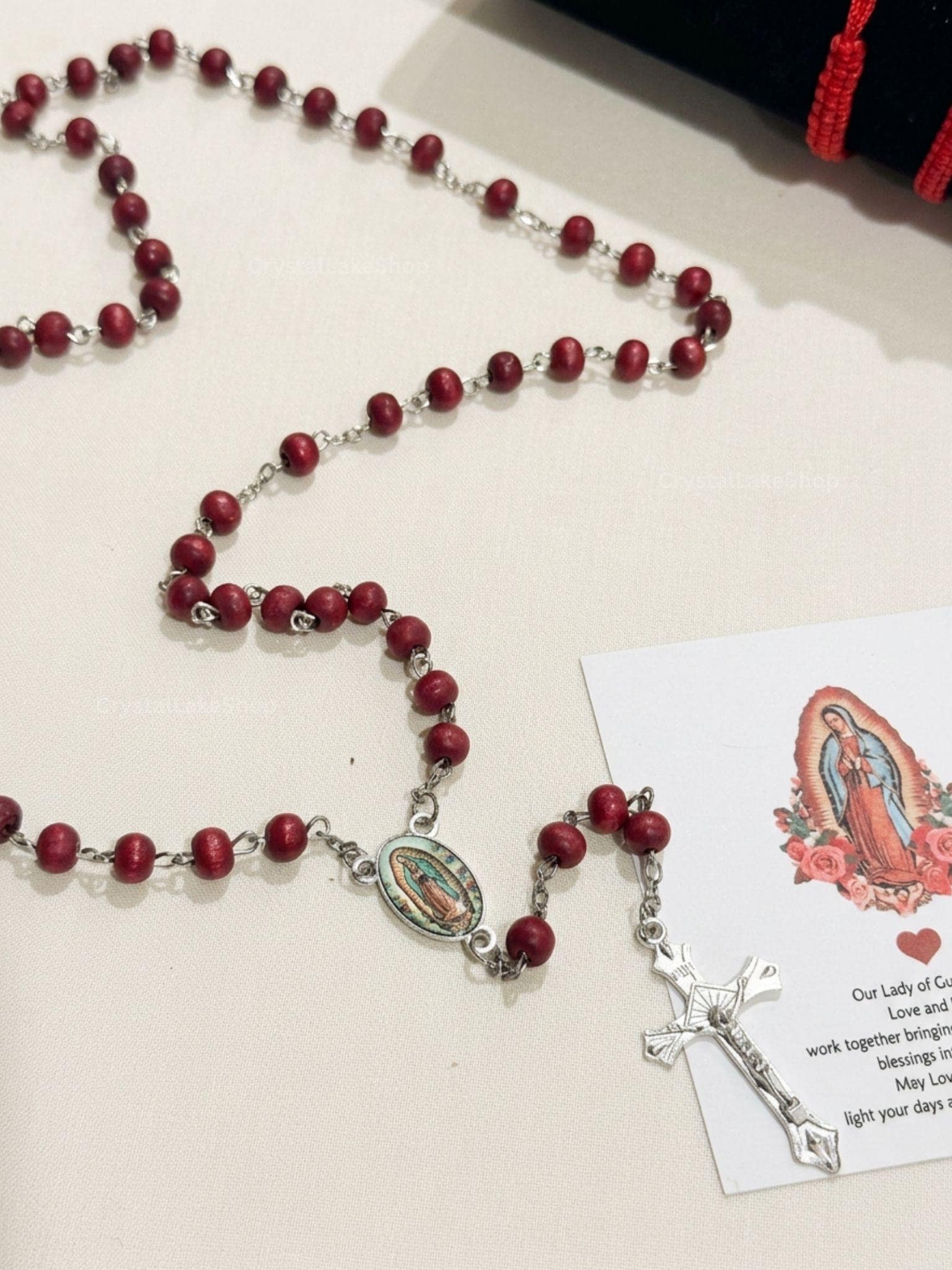 Our Lady of Guadalupe Gift Set, Rosary, Keychain, Bracelets, Catholic Devotional Jewelry