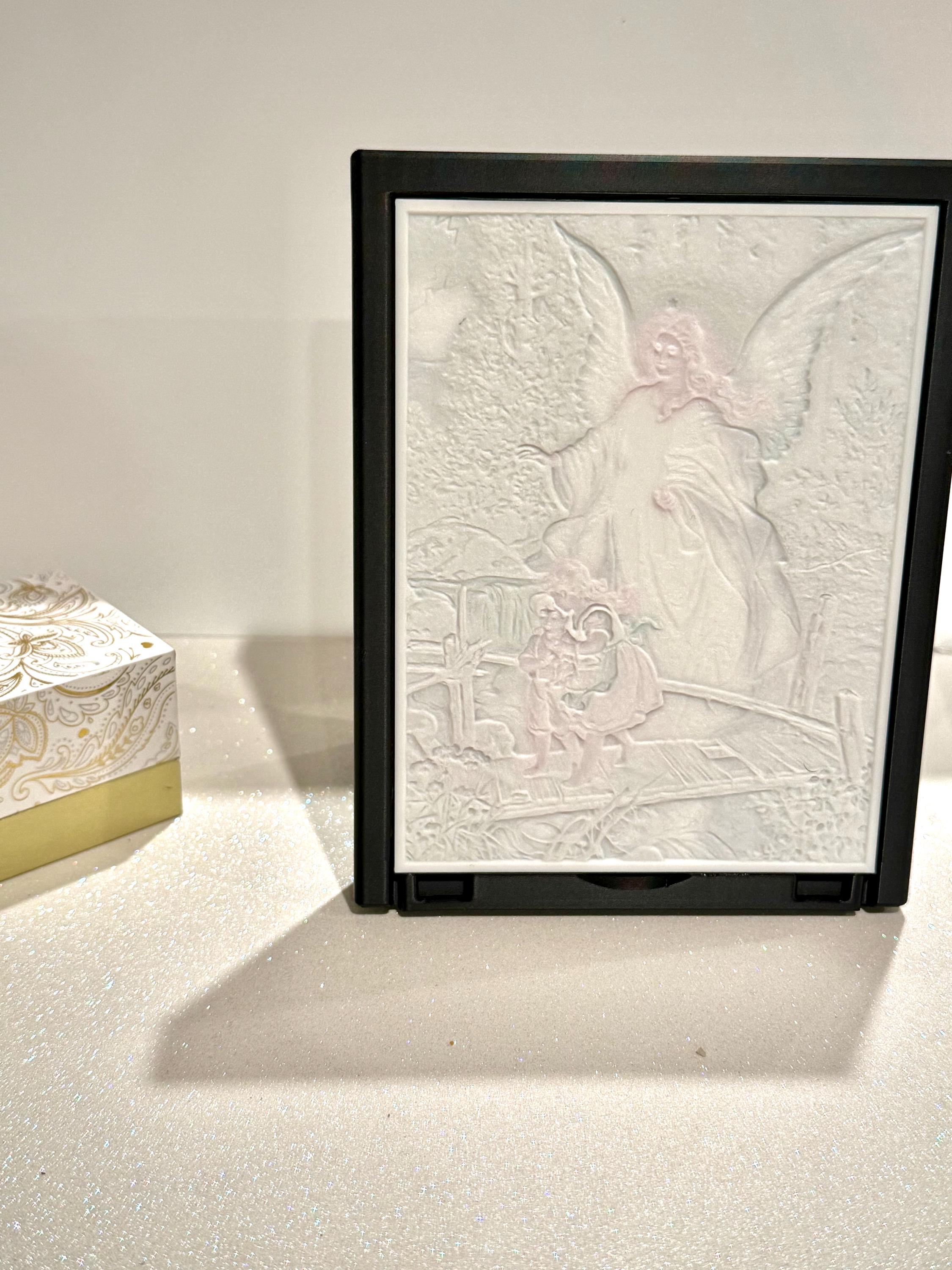 Guardian Angel Lithophane Lamp – 3D Printed Catholic Night Light